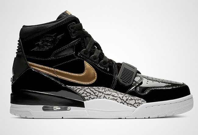 Air Jordan Legacy 312 Patent Leather Black Gold - Click Image to Close